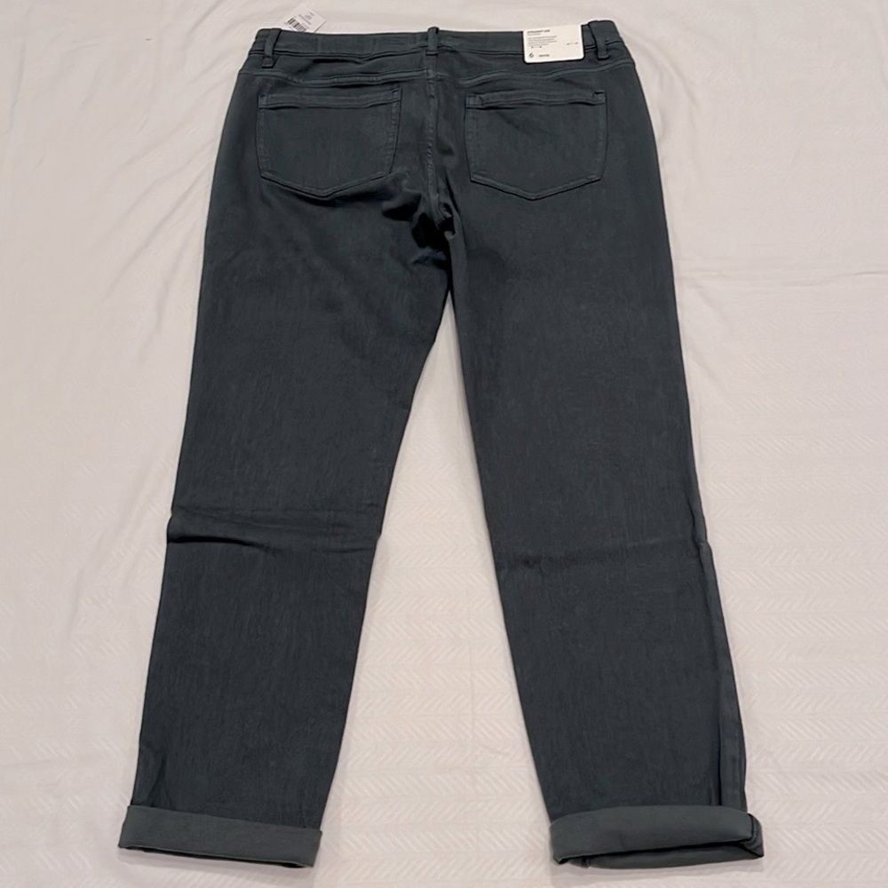 NWT J Jill Boyfriend Jeans - Pine Green - Picture 4 of 11